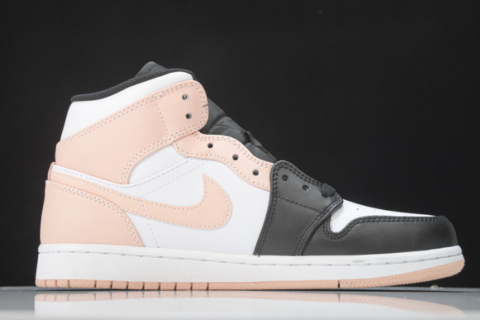 air jordan 1 mid crimson tint toe 554724-133