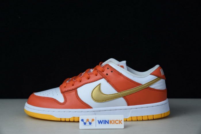 nike dunk low golden orange dq4690-800