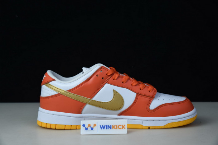 nike dunk low golden orange dq4690-800