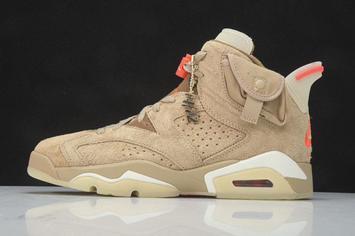 travis scott x air jordan 6 “british khaki” dh0690-200