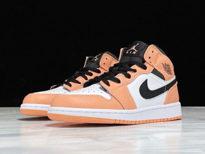air jordan 1 mid pink quartz (gs) 555112-603