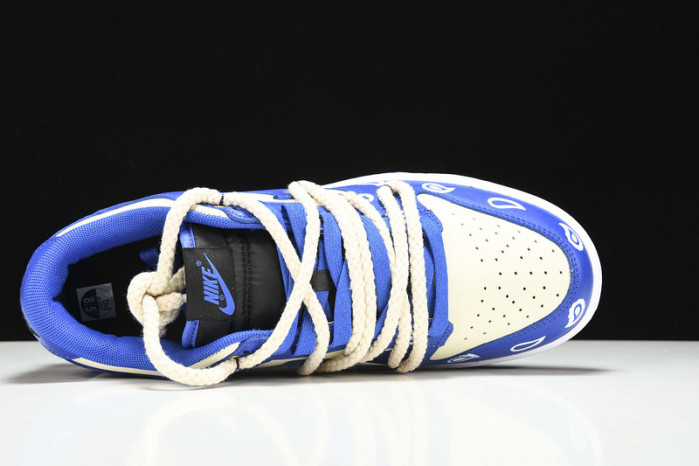 nike dunk low retro black/yper cobaltwhte dd1931-001