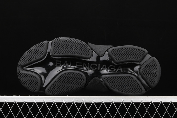 bl triple s trainers letters black 11407