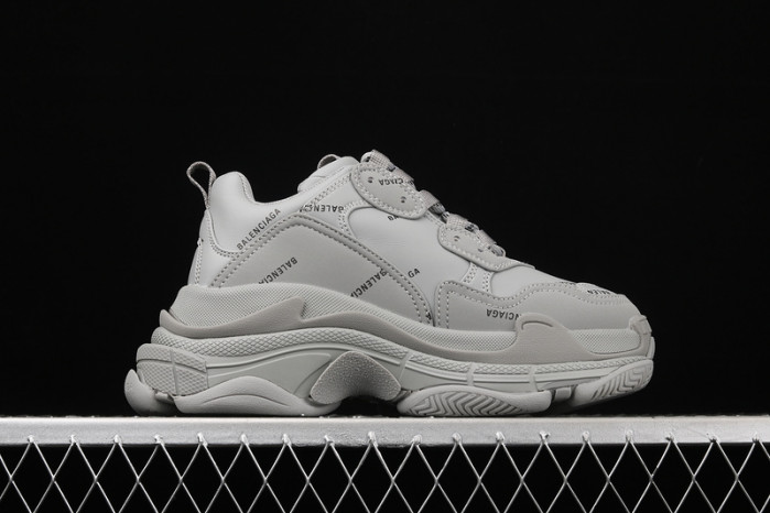 bl triple s trainers letters grey h903p8121