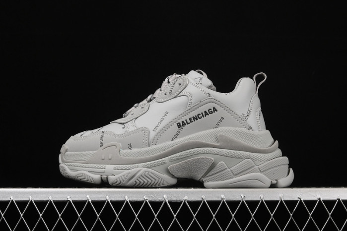 bl triple s trainers letters grey h903p8121