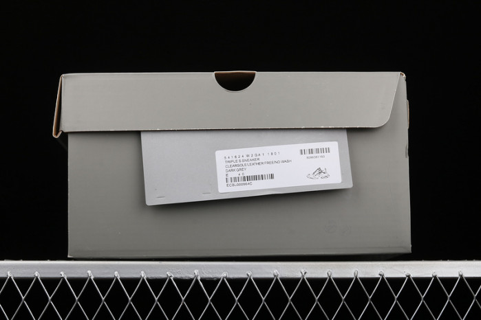 bl triple s trainers sneakers grey black 041505