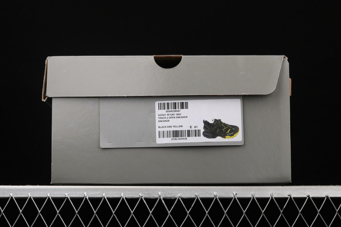 bl tess s. gomma trek low sneakers black yellow 112302