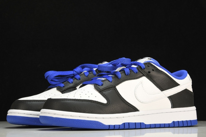 nike dunk low white black royal fd9064-110