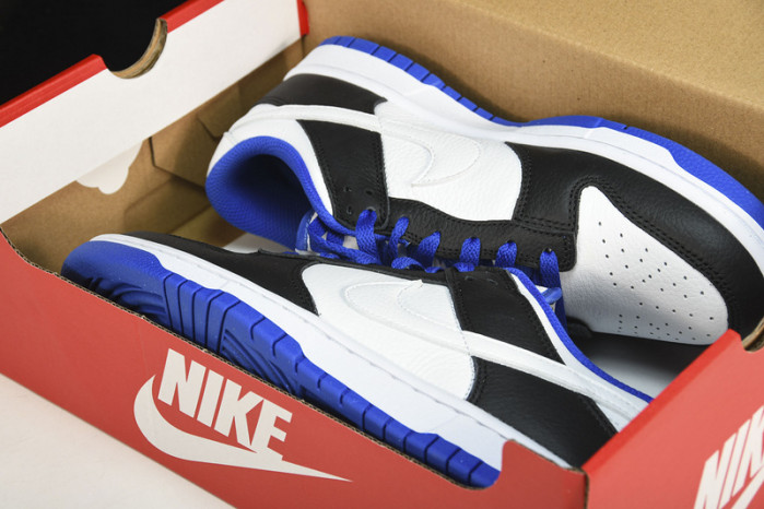 nike dunk low white black royal fd9064-110