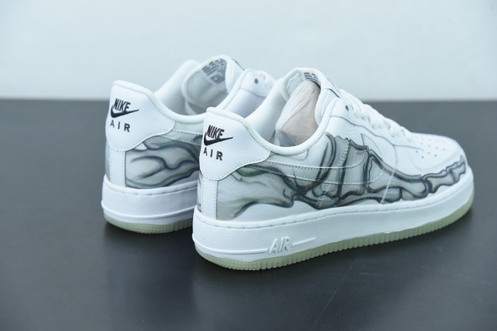 air force 1 low white skeleton halloween (2018) bq7541-100