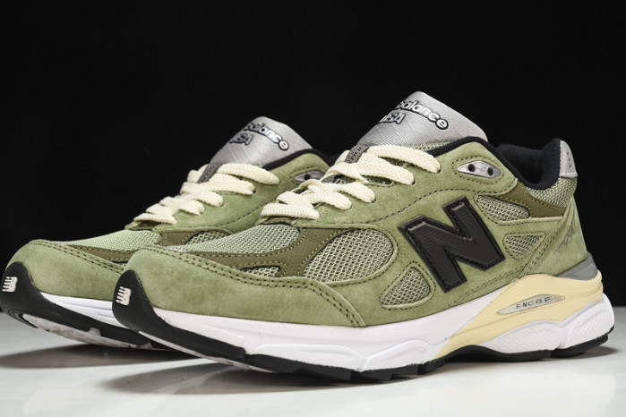 jjjjound x new balance 990v3 “olive” m990jd3