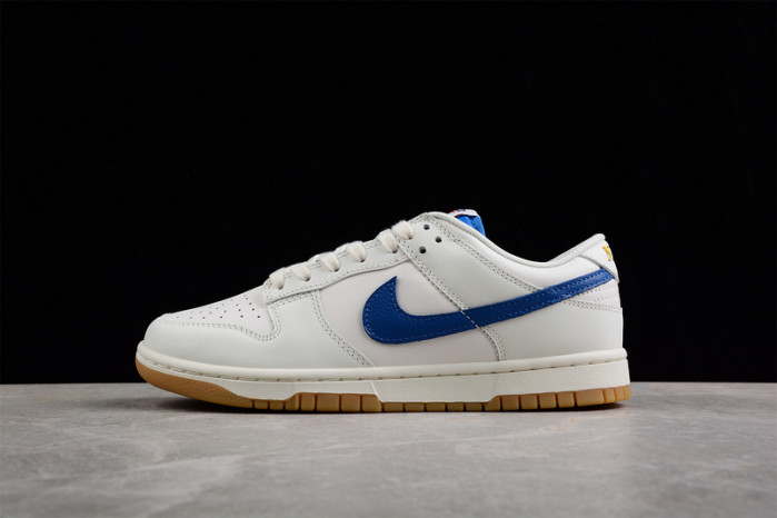 nike dunk low se sail dark marina blue dx3198-133