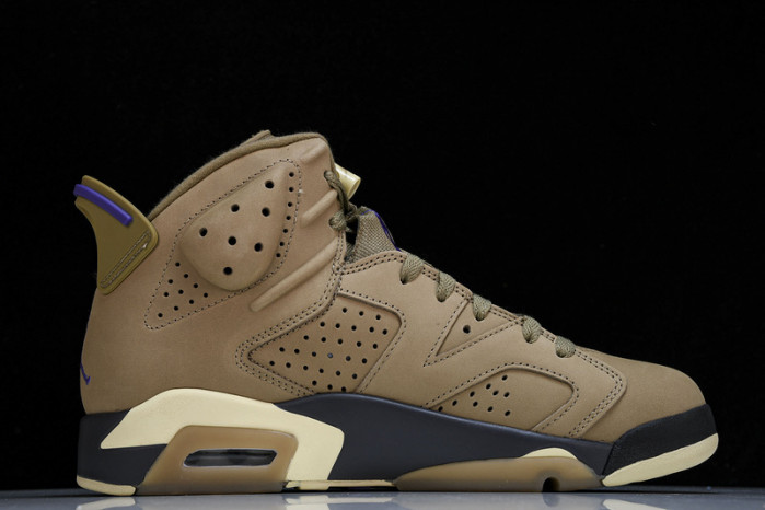 air jordan 6 retro gore-tex brown kelp fd1643-300