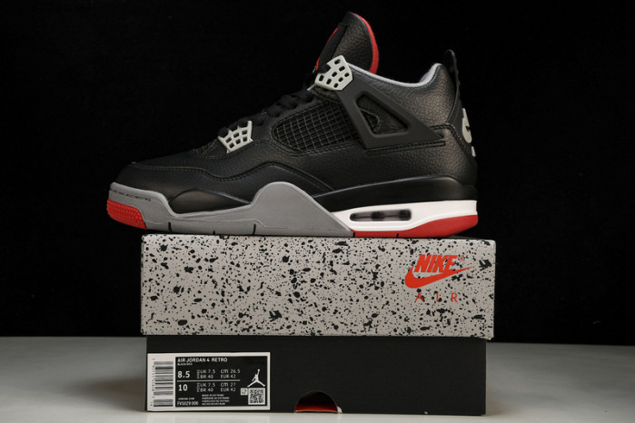 air jordan 4 “bred reimagined” fv5029-006