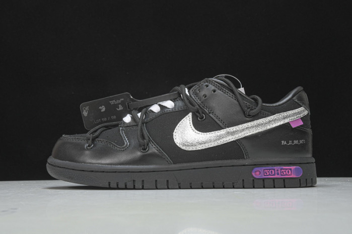 of x nike dunk low black dm1602-001