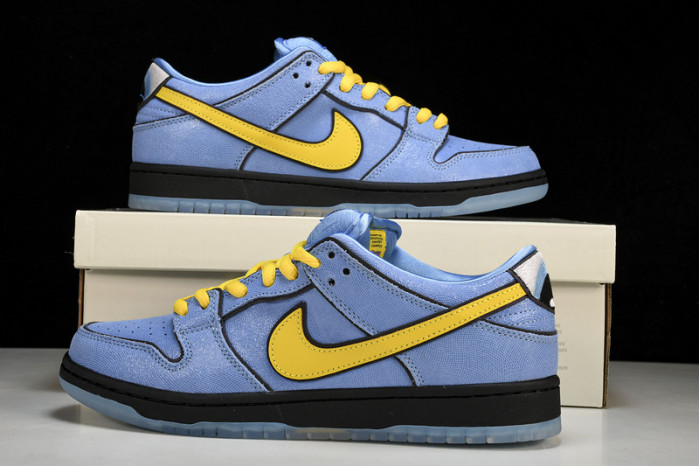 the powerpuff girls x nike sb dunk low “bubbles” fd2631-602