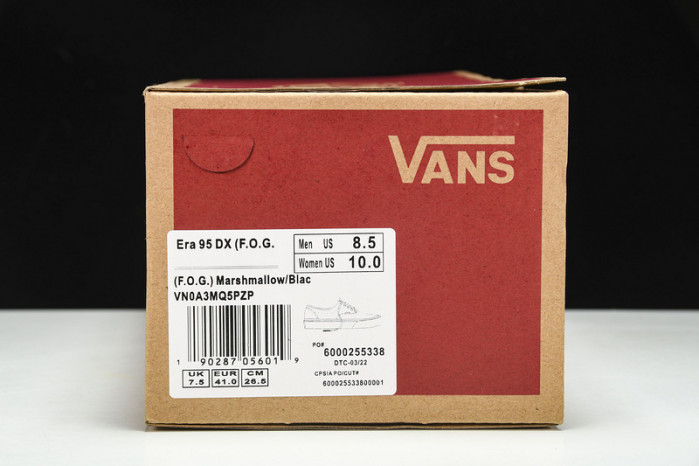 vans era 95 dx fear of god white black vn0a3mq5pzp