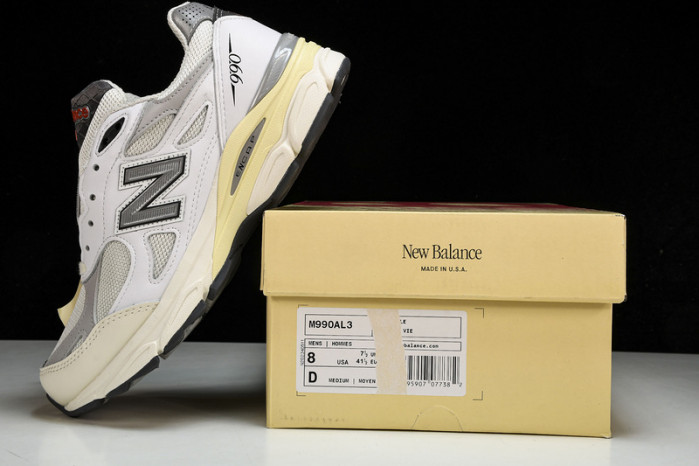 new balance 990v3 miusa teddy santis sea salt m990al3
