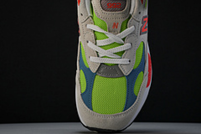 new balance 992 white neon cyan m992da