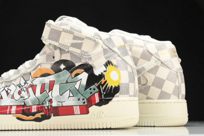 nike air force 1 mid by virgil abloh graffiti 2305121