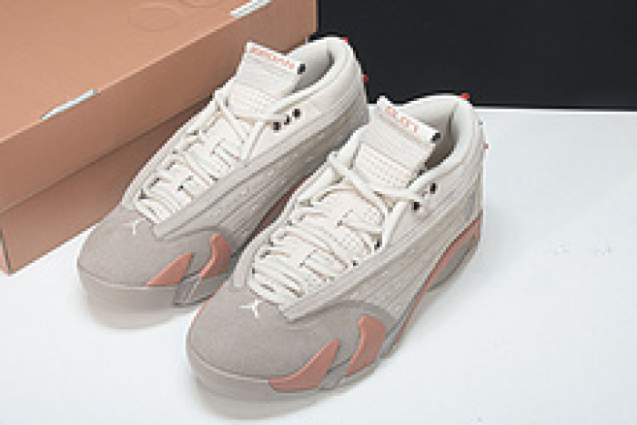 clot x air jordan 14 low sepia stone dc9857-200