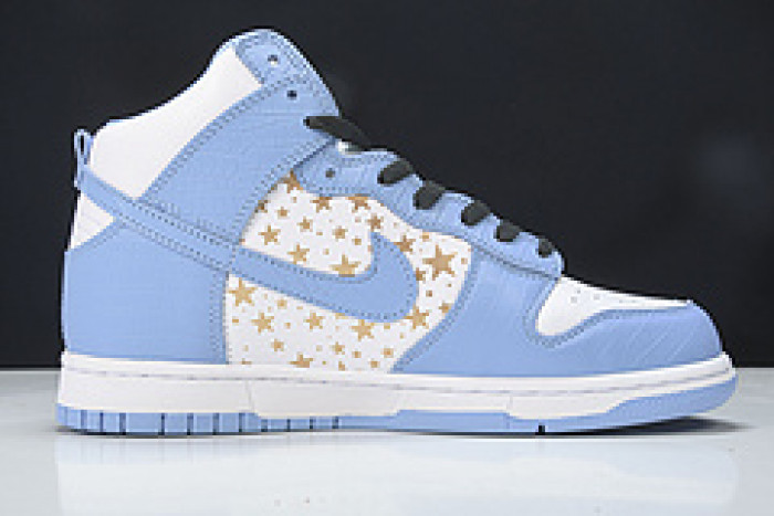 nike dunk high pro sb blue stars 307385-141