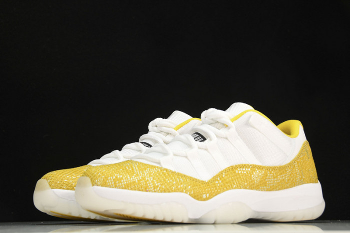 air jordan 11 low “yellow snakeskin” ah7860-107