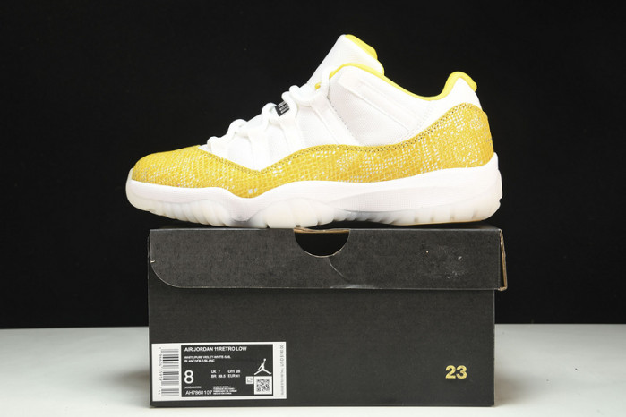 air jordan 11 low “yellow snakeskin” ah7860-107