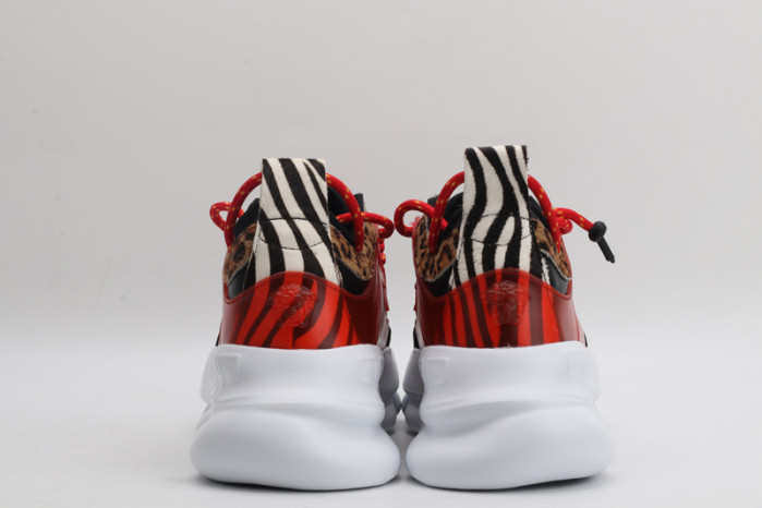 vse chain reaction red sneaker