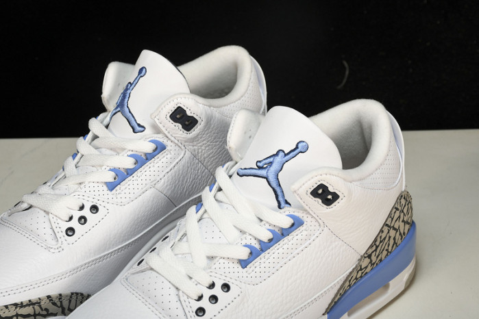 air jordan 3 retro “unc” white ct8532-104