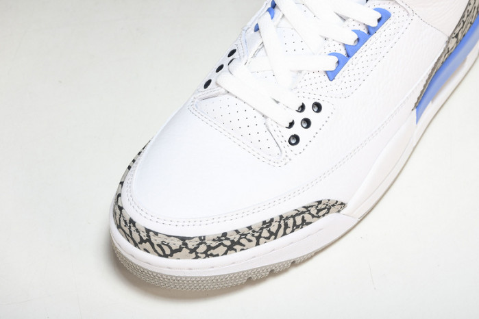 air jordan 3 retro “unc” white ct8532-104