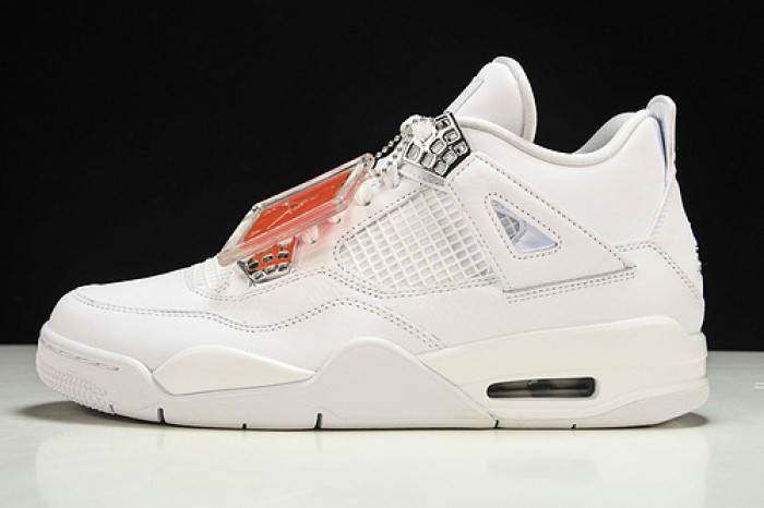 air jordan 4 retro “pure money” white mens 308497-100