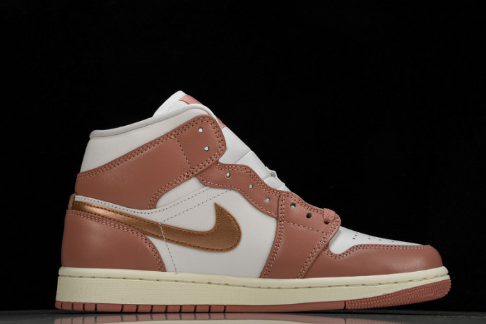 air jordan 1 mid se“red stardust” fb9892-670