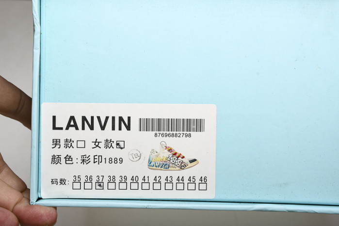 lanvin curb sneaker 111195