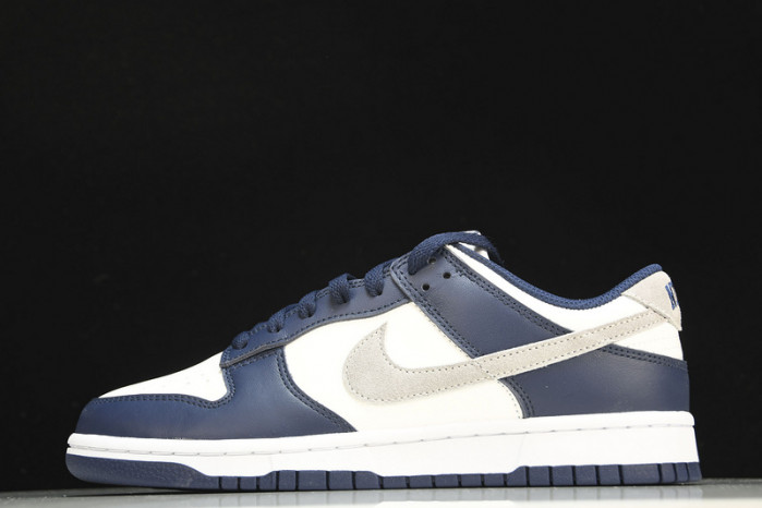 nike dunk low summit white midnight navy fd9749-400