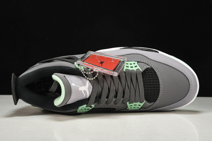 air jordan 4 retro green glow 308497-033