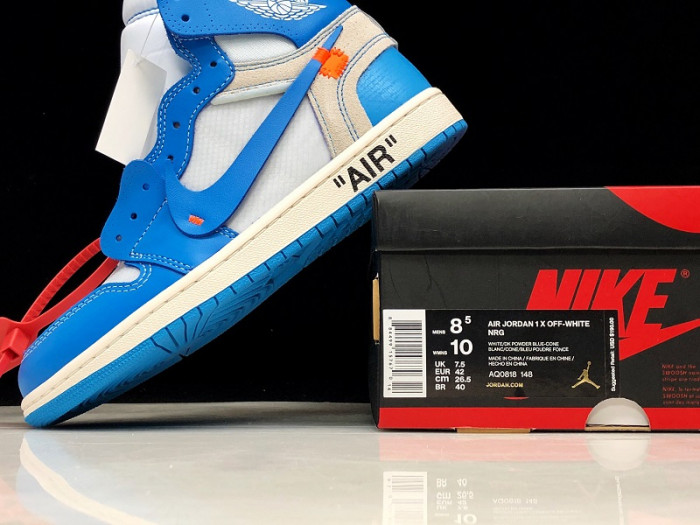 of air jordan 1 powder blue unc - aq0818-148