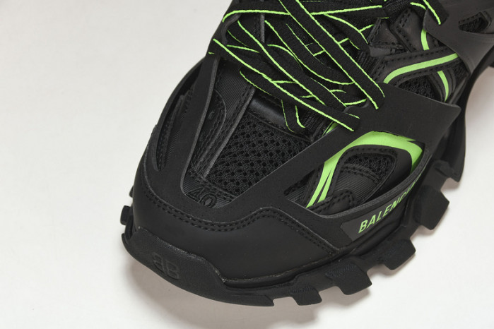 bl tess s. gomma trek low sneakers black green 11607