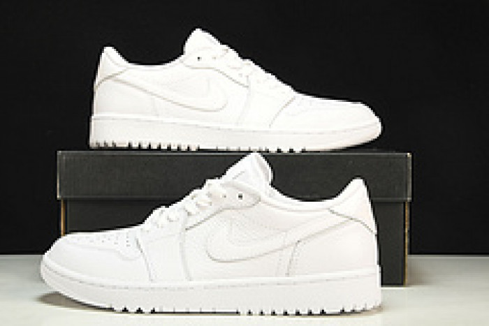 jordan 1 retro low golf triple white dd9315-101