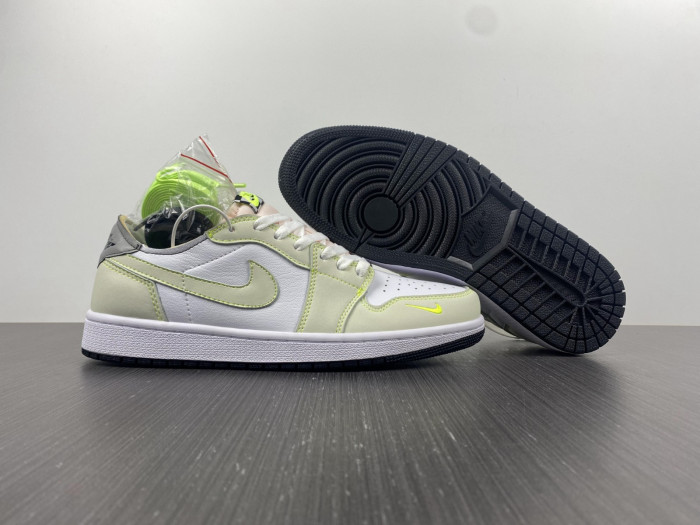 nike air jordan 1 low white-green dm7837-10r