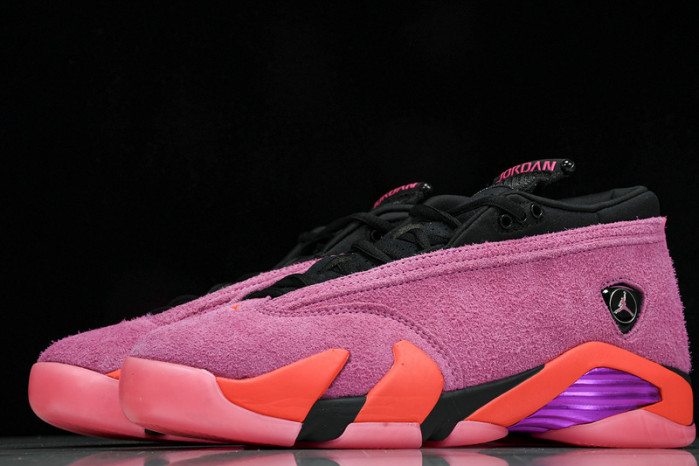 jordan 14 retro low shocking pink (w) dh4121-600
