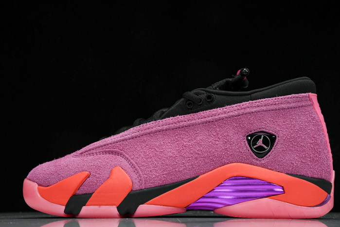 jordan 14 retro low shocking pink (w) dh4121-600