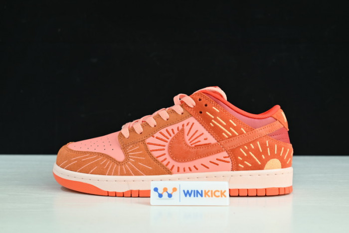 nike dunk low nh "orange-crimson" do6723-800