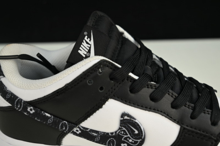 nike dunk low "black paisley