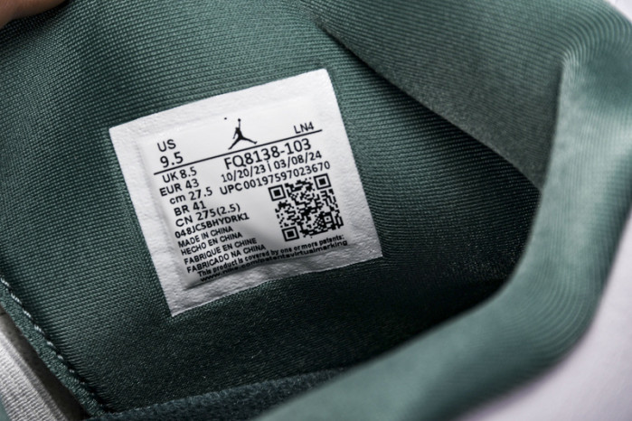 air jordan 4 “oxidized green” fq8138-103