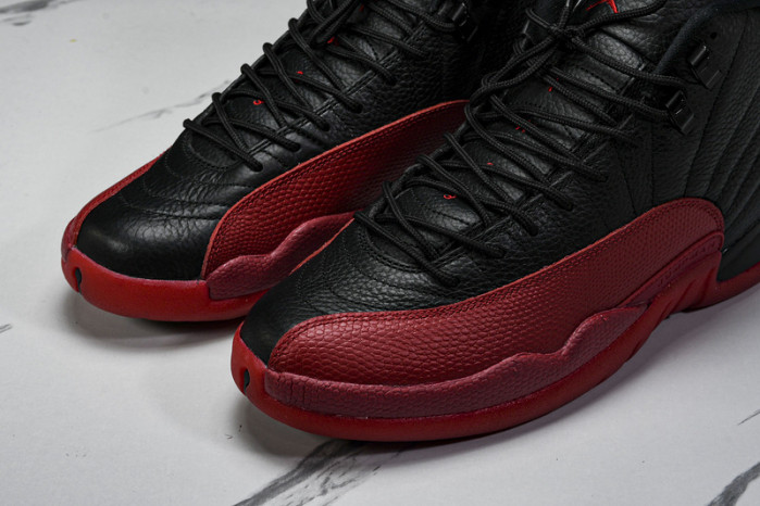 air jordan 12 black and red 130690-002