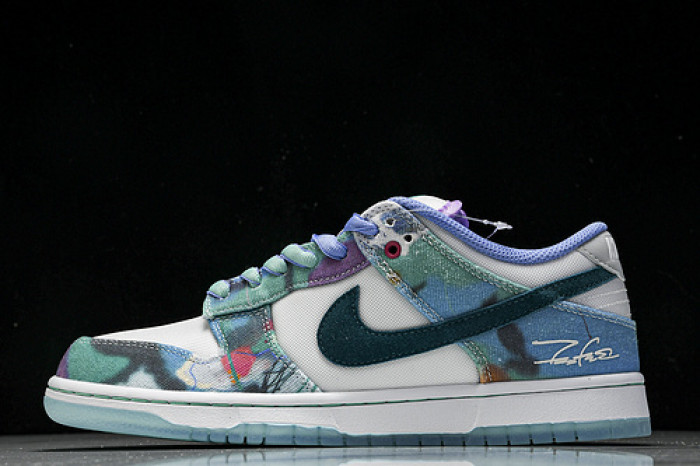 nike sb dunk low futura laboratories bleached aqua hf6061-400