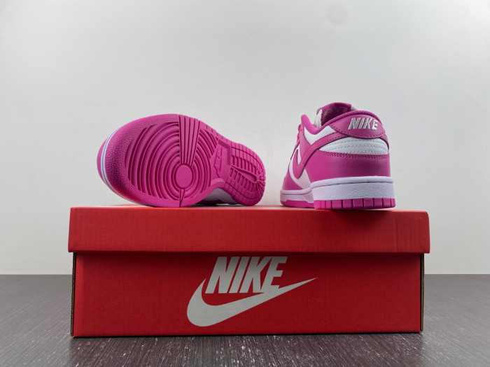 nike dunk low active fuchsia (gs) fj0704-100
