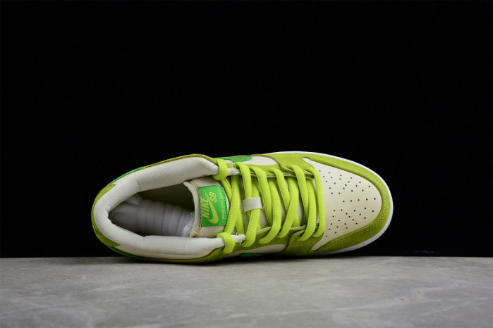 nike sb dunk low green apple dm0807-300