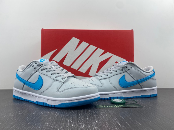nike dunk low retro pure platinum blue lightning dv0831-001